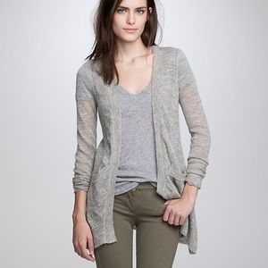 J Crew Dulphine shimmer cardigan
